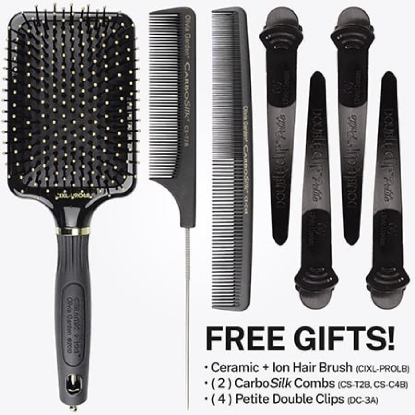 Ceramic + Ion 1" Professional Flat Iron with Free Gifts | CI-FL1DL01 | OLIVIA GARDEN - SH Salons