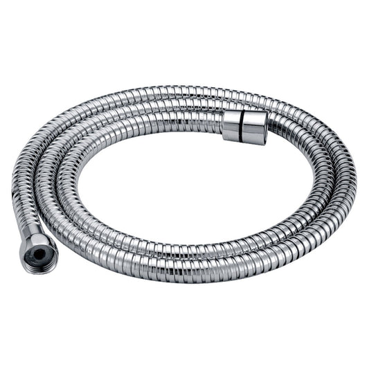 Chrome Shower Hose ( both ends 1/2 ) | Barber and Stylist Hair Salon Accessories - SH Salons