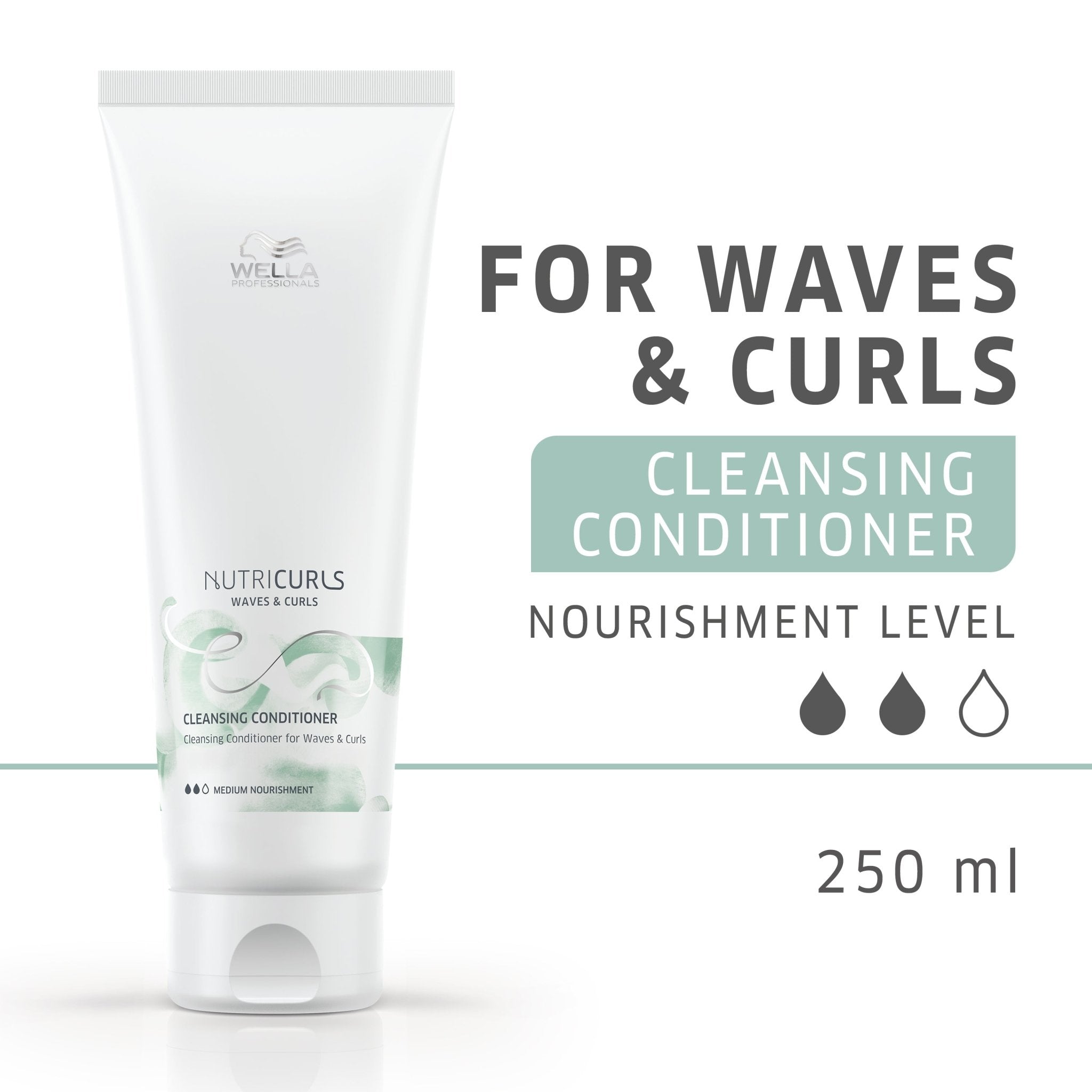 Cleansing Conditioner for Waves and Curls | Nutricurls Care | WELLA | CONDITIONERS by WELLA PROFESSIONAL - SH Salons