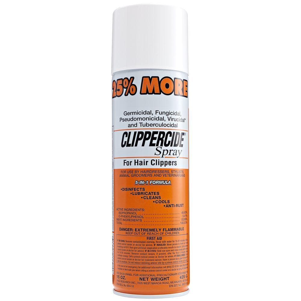 Clippercide Spray 5 in 1 Formula | 25% More | 15 oz| OSTER - SH Salons