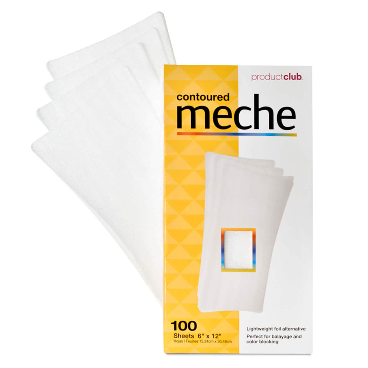 Contoured Meche Sheets | 6" x 12" | MHS-100 | Product Club - SH Salons