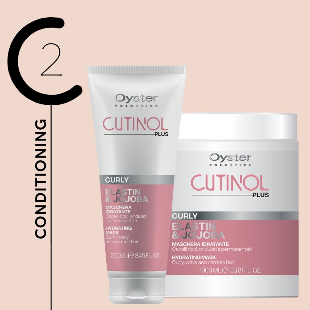 Curly Hydrating Mask | Elastin & Jojoba | Cutinol Plus | OYSTER - SH Salons