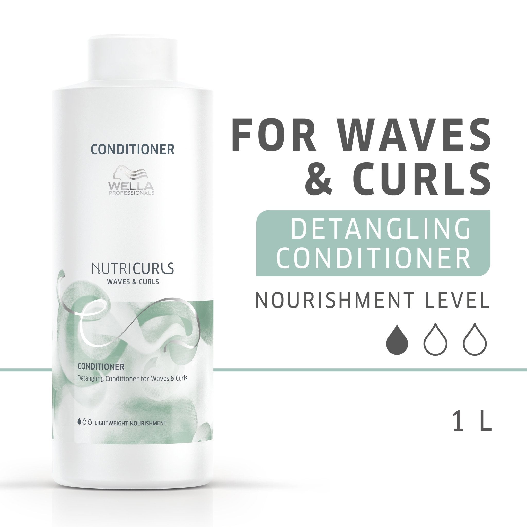 Detangling Conditioner For Waves & Curls | Nutricurls Care | WELLA by WELLA PROFESSIONAL | SH Salons