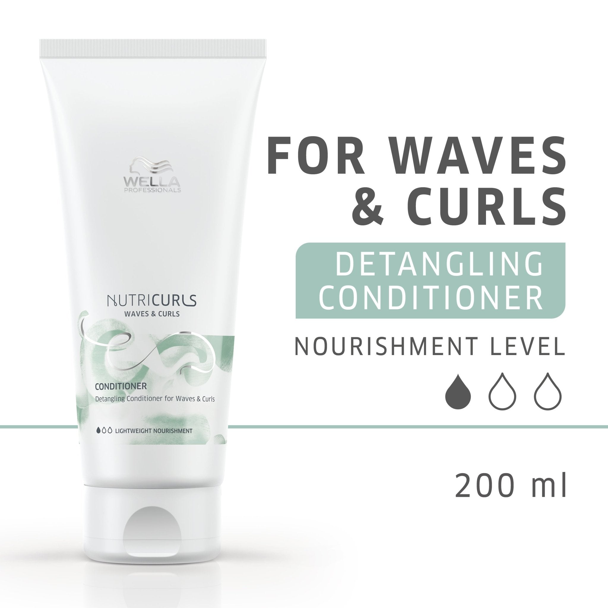 Detangling Conditioner For Waves & Curls | Nutricurls Care | WELLA by WELLA PROFESSIONAL | SH Salons