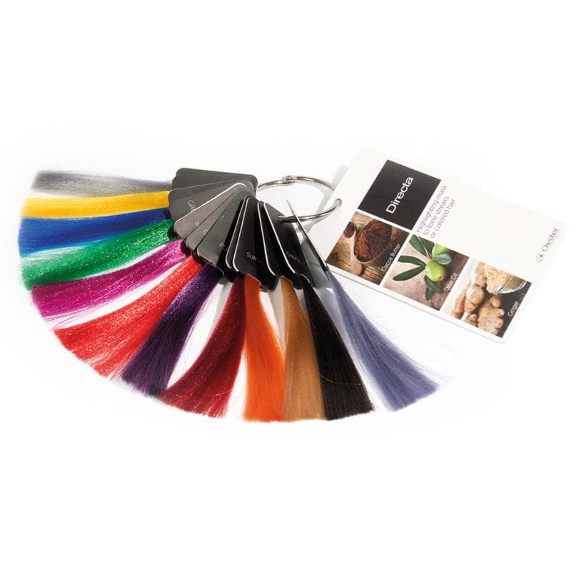 DIRECTA Color Chart 12 Shades OYSTER HAIR COLORING ACCESSORIES directa-color-chart-12-shades-oyster-hair-coloring-accessories