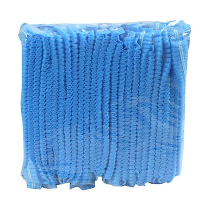 Disposable Hairnet | Blue | 100 Pack | Non-woven Caps | HOTLINE BEAUTY - SH Salons