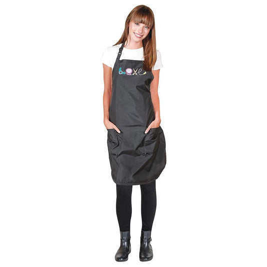 Embroidered Love Stylist Apron | Style 281-BLK | BETTY DAIN - SH Salons