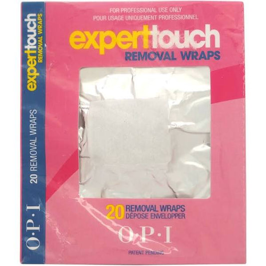 Expert Touch GelColor Removal Wraps | 20 Wraps | OPI - SH Salons