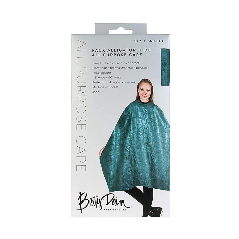 Faux Alligator Hide| All Purpose Cape | Bleach, Chemical and Color Proof | BETTY DAIN - SH Salons