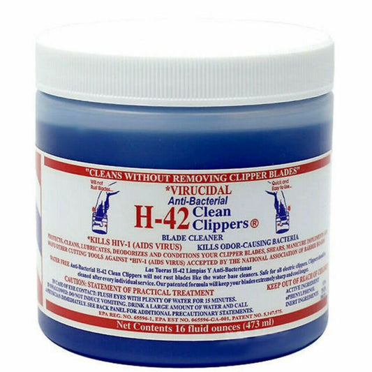 H-42 Clean Clippers | Blade Cleaner | 16oz - 473mL | HAMPTON - SH Salons