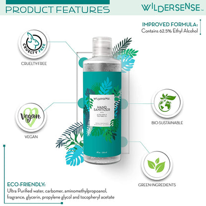 Hand Sanitizer with Aloe Vera and Tea Tree Oil | Wildersense - SH Salons
