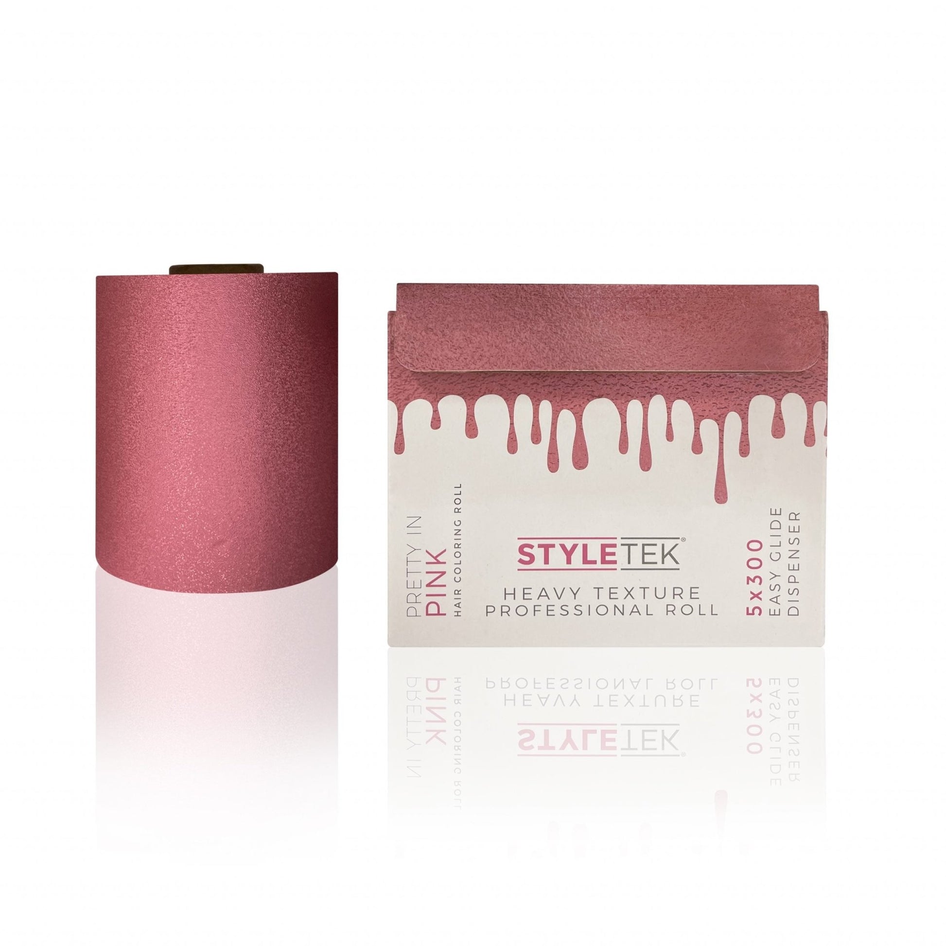 Heavy Texture Professional Roll | 5x300FT | Pretty In Pink | Hair Coloring Roll | STYLETEK - SH Salons