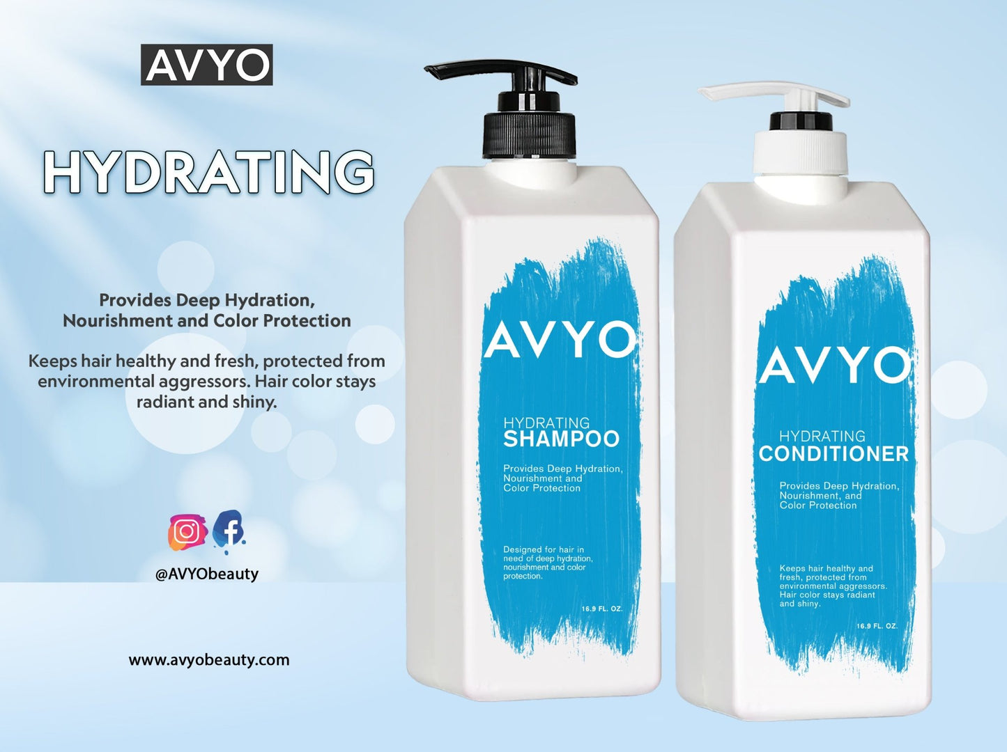 Hydrating Conditioner | 16.9 fl. oz. | AVYO - SH Salons