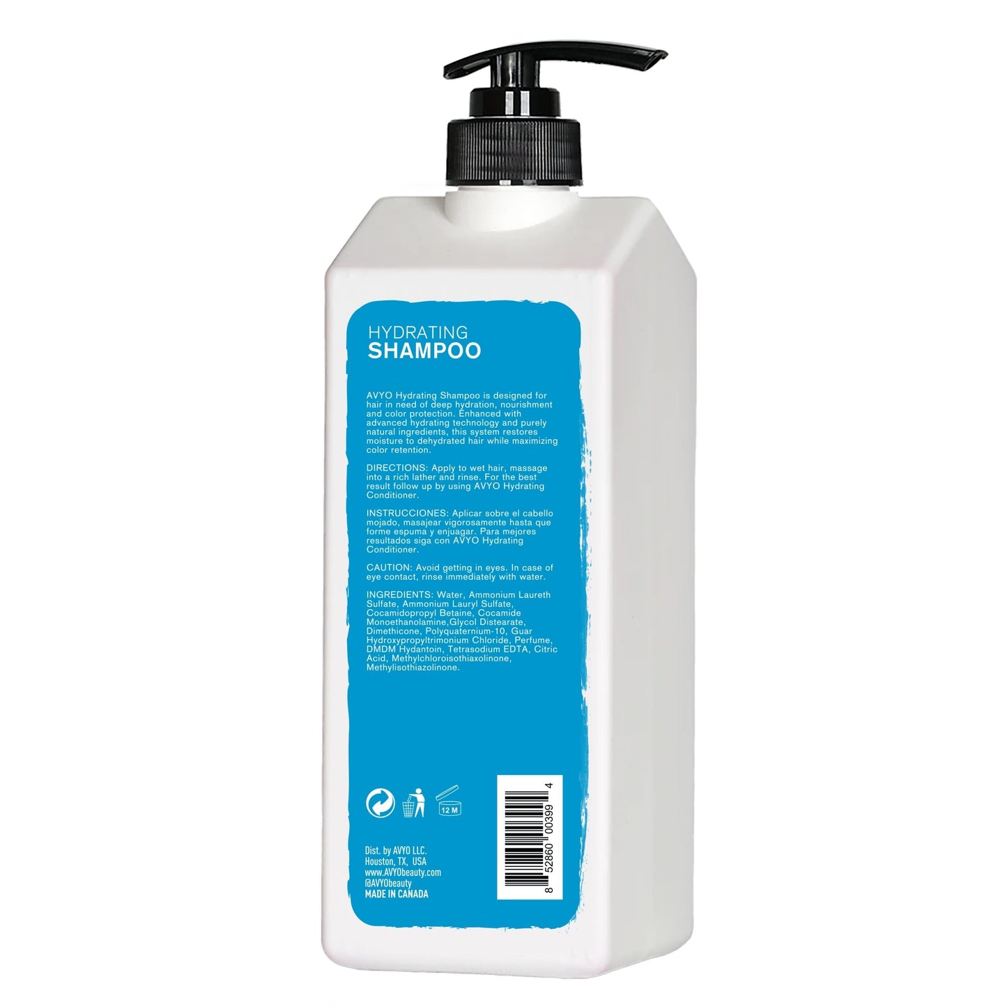 Hydrating Shampoo | 16.9 fl. oz. | AVYO - SH Salons