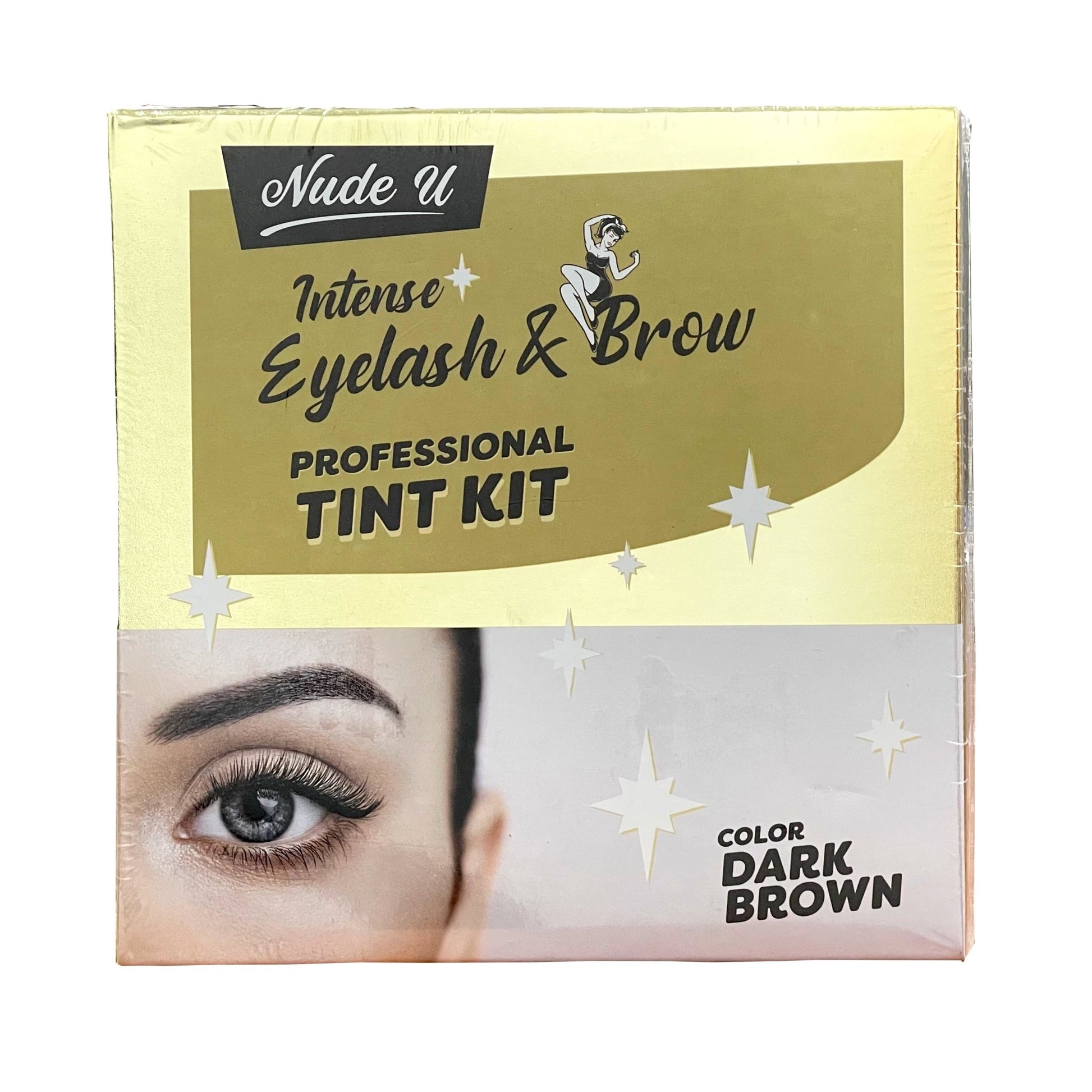 Intense Eyelash & Brow, Dark Brown, Professional Tint Kit