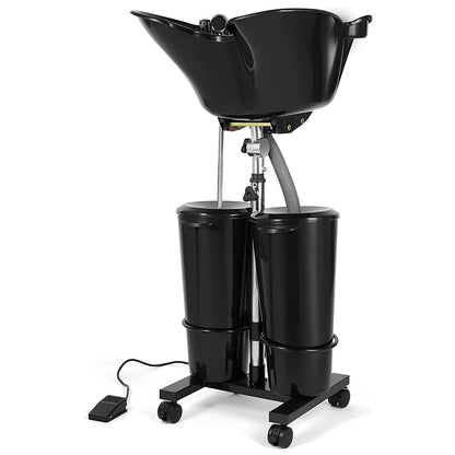KL-2068 | Portable Plastic Shampoo Unit with Electric Pump | Barber and Stylist Hair Salon Accessories | AVYO - SH Salons