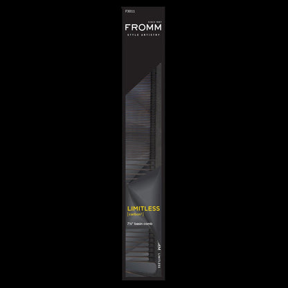 LIMITLESS 7.5" CARBON BASIN COMB | F3011 | FROMM - SH Salons