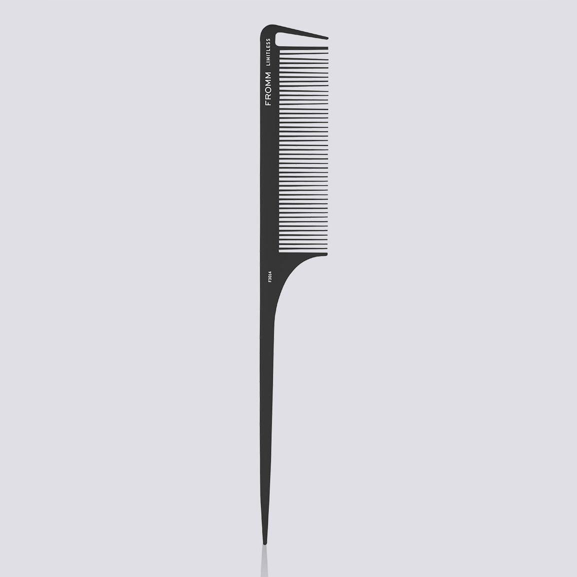 LIMITLESS 9.25" CARBON RAT TAIL COMB | F3014 | FROMM - SH Salons