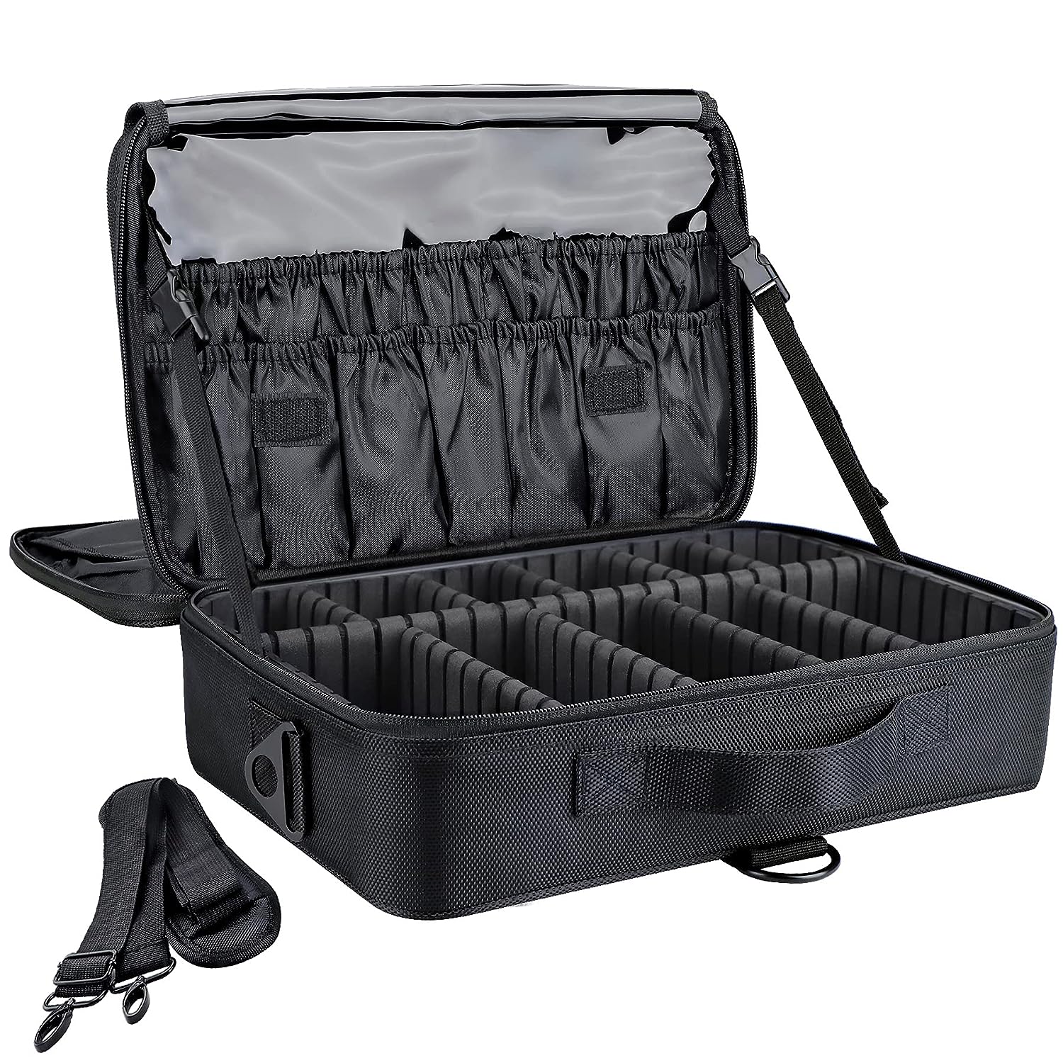 Extra Large Makeup Bag With Removable Cases, Double Layers