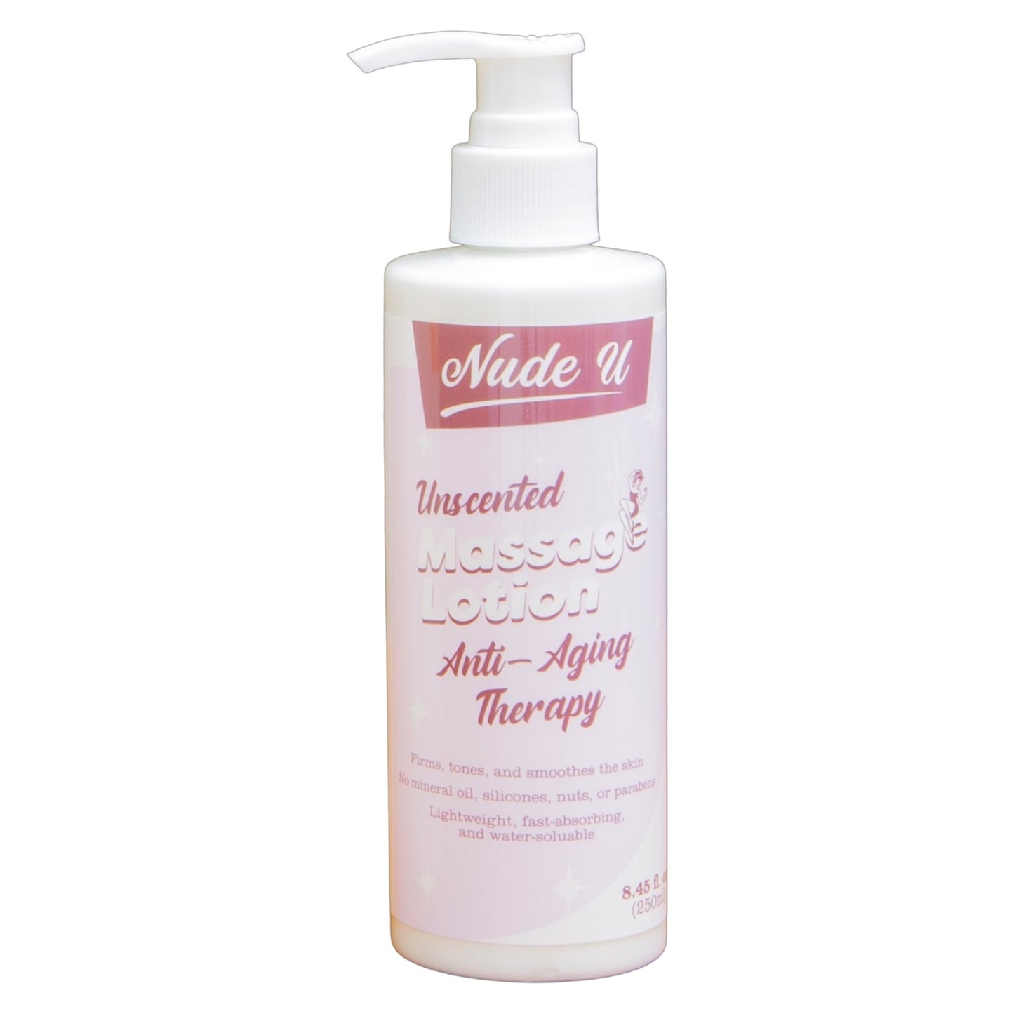 Massage Lotion | Unscented | Anti-Aging Therapy | 8.45 fl.oz. | NUDE U - SH Salons