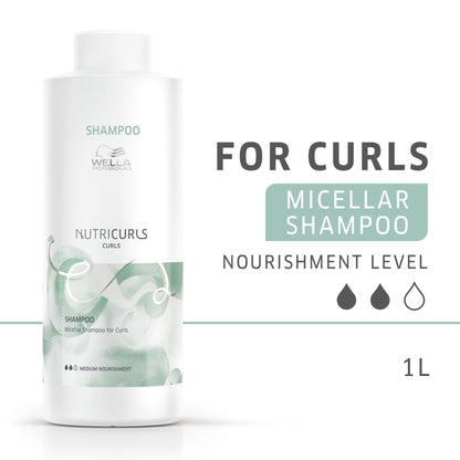 Micellar Shampoo for Curls | NUTRICURLS | WELLA - SH Salons