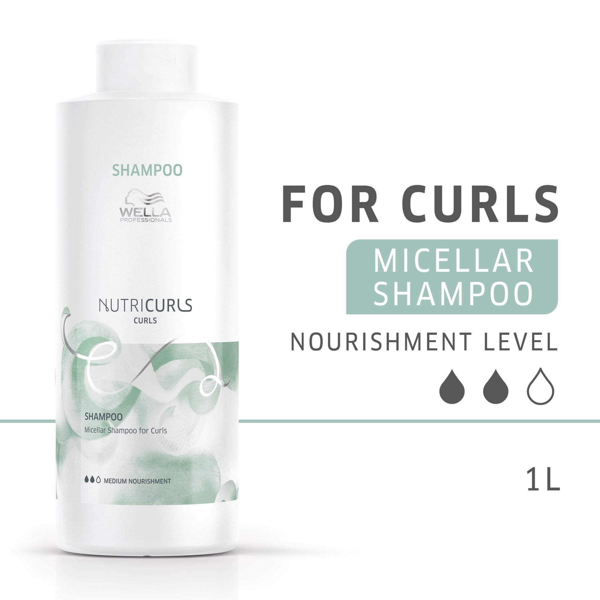 Micellar Shampoo for Curls | Nutricurls Care | WELLA | SHAMPOO by WELLA PROFESSIONAL - SH Salons