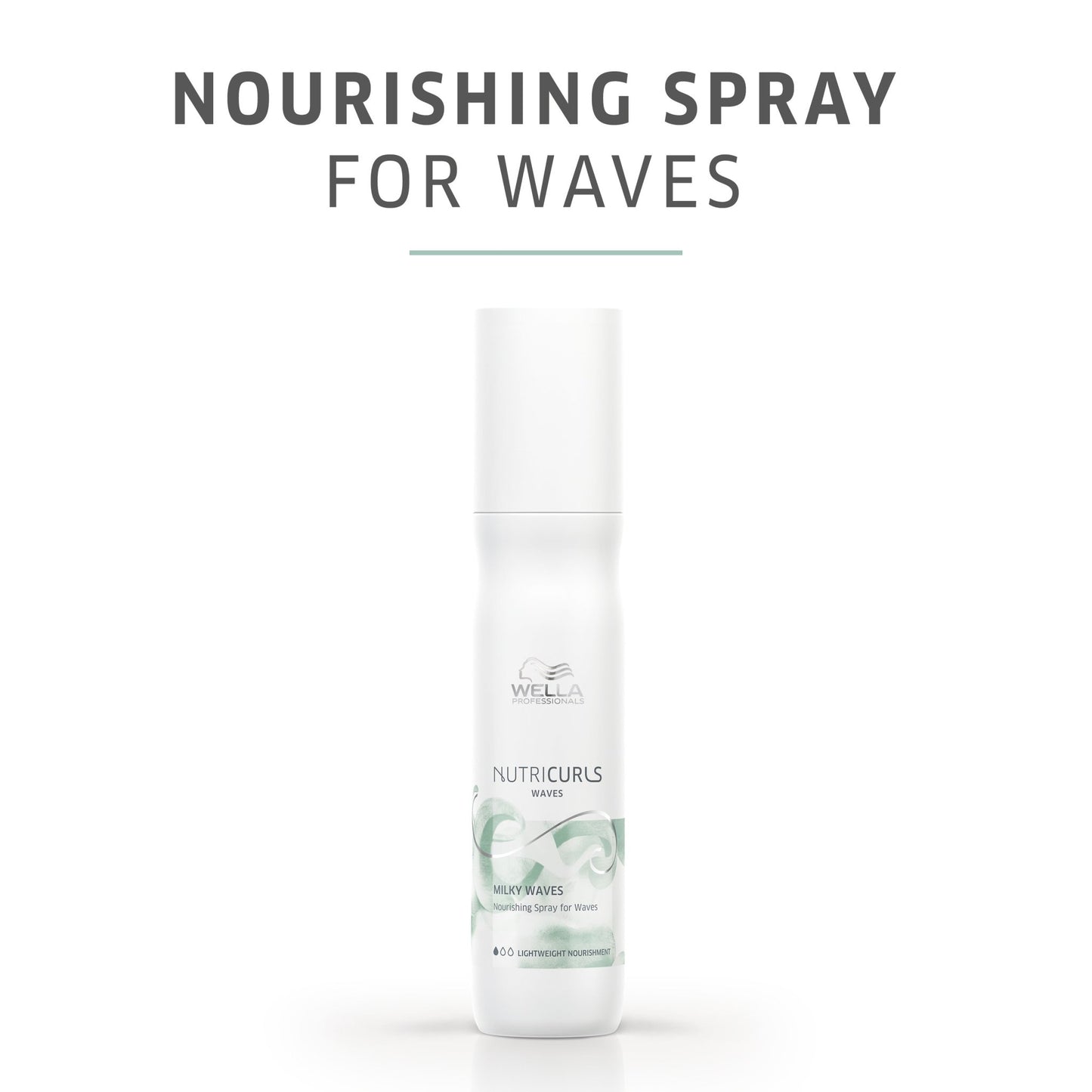 Milky Waves Nourishing Spray for Waves | NUTRICURLS | WELLA - SH Salons