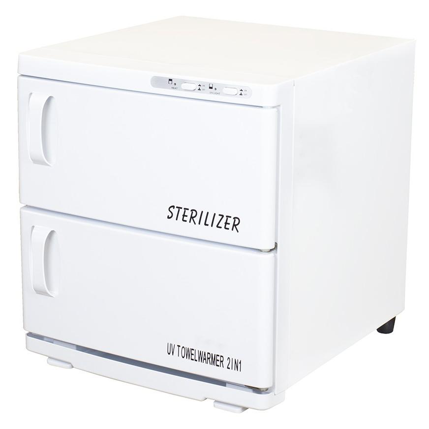 MS - 4048A | 2 in 1 UV | Double - Door Towel Warmer and Sterilizer | Hair Salon Accessories by SSW | SH Salons