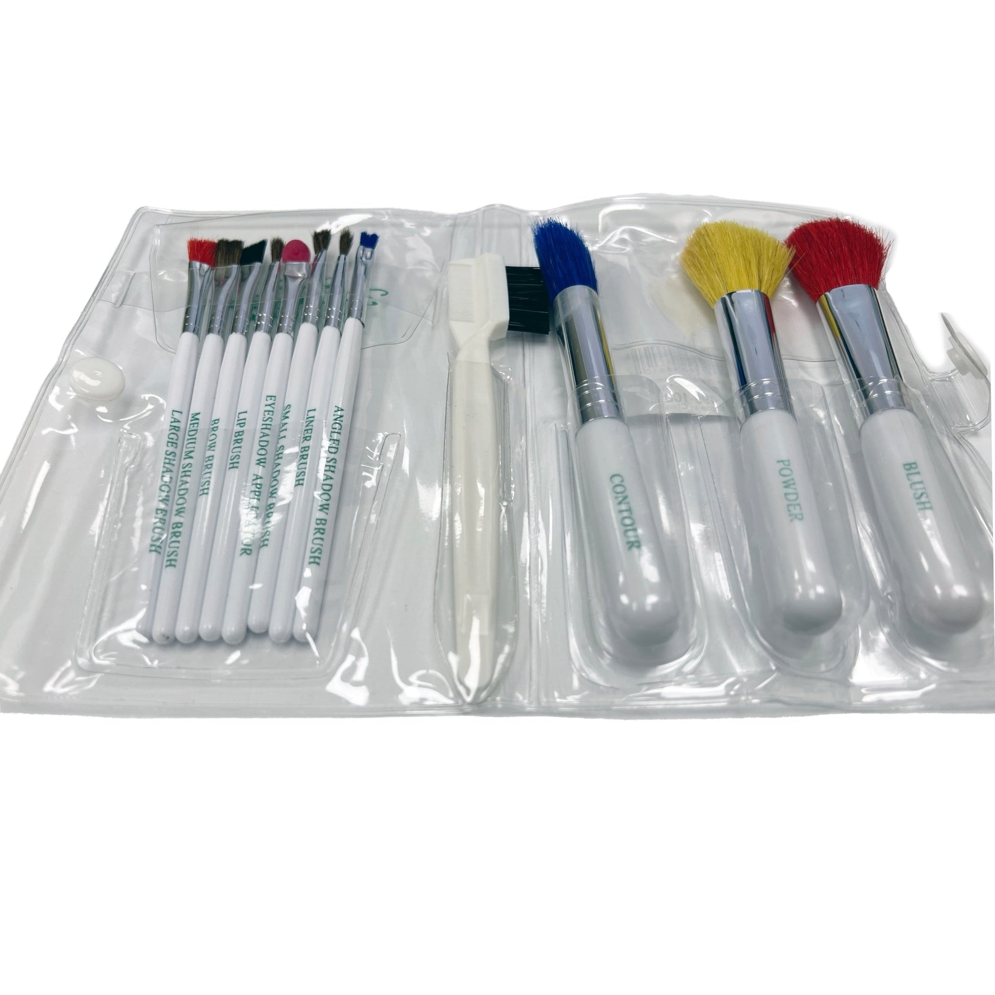 Multi Color Cosmetic Brush Set | 12pc | FANTASEA COSMETICS - SH Salons