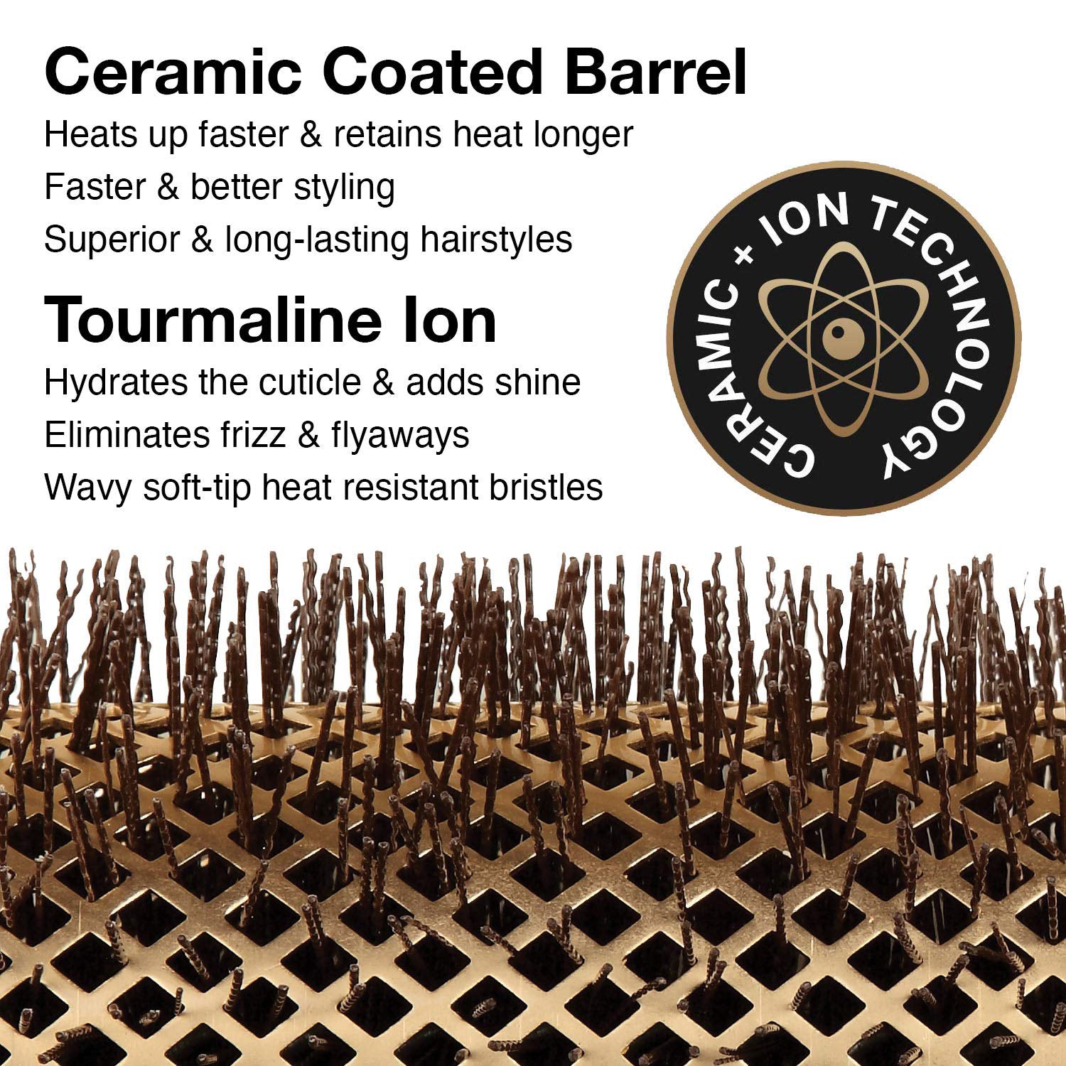 NanoThermic Ceramic + Ion Round Thermal Hair Brush - Box Deal | NTXLBOX01 | OLIVIA GARDEN - SH Salons