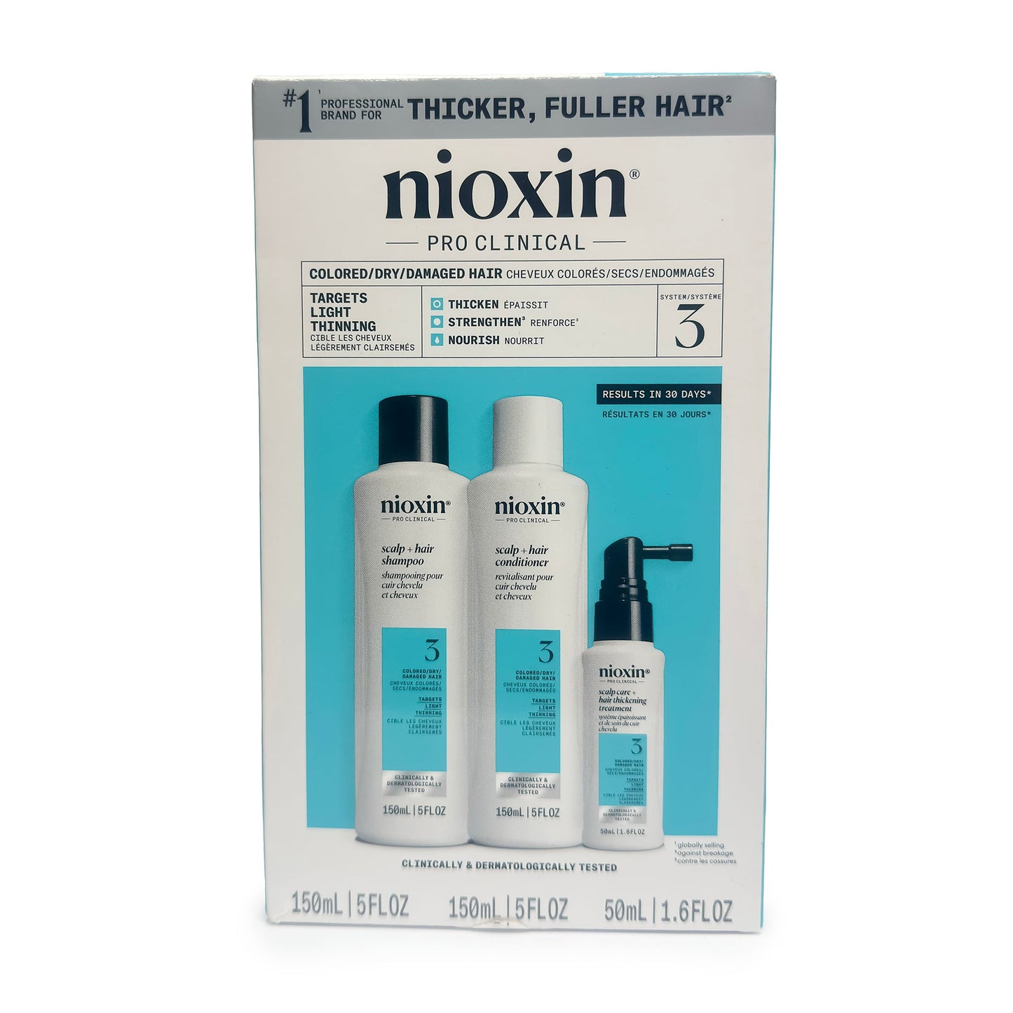 Nioxin System 3 Trio Kit System | NIOXIN - SH Salons