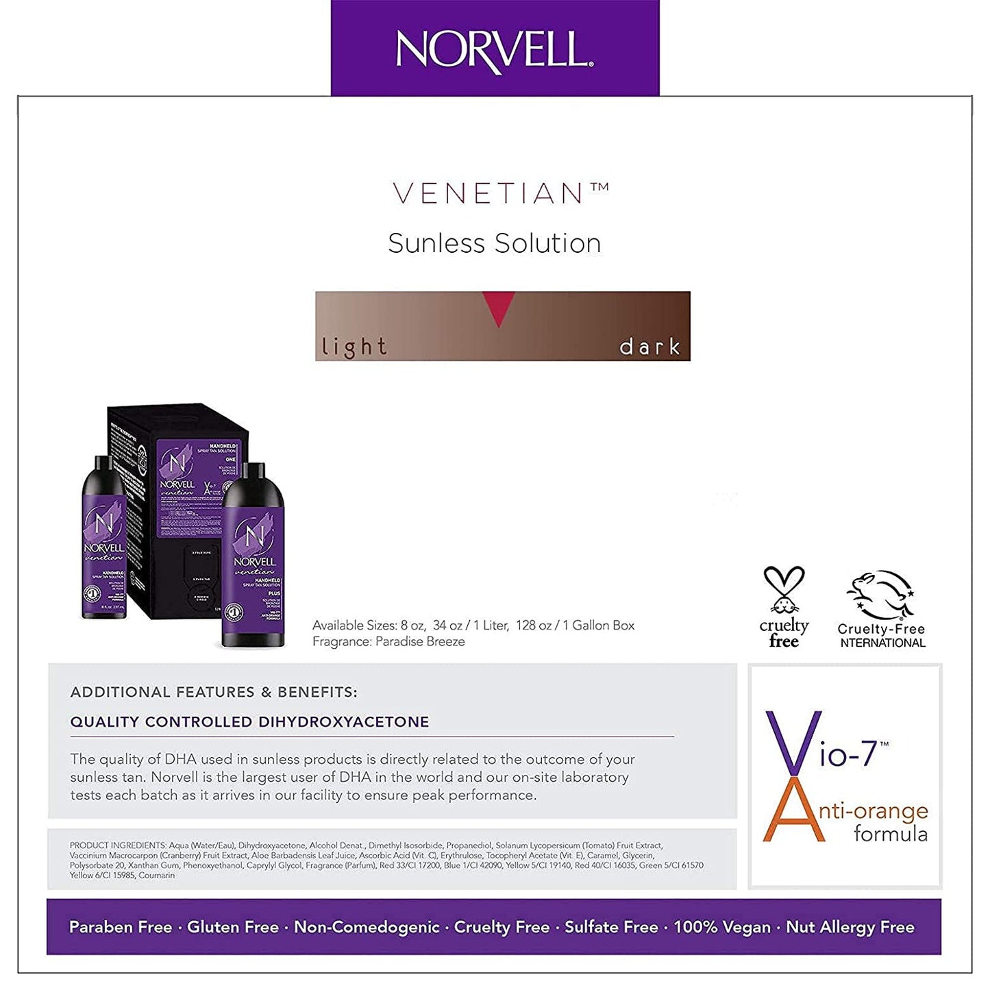Norvell Venetian | Handheld Spray Tan Solution | Anti-Orange Formula | NORVELL - SH Salons