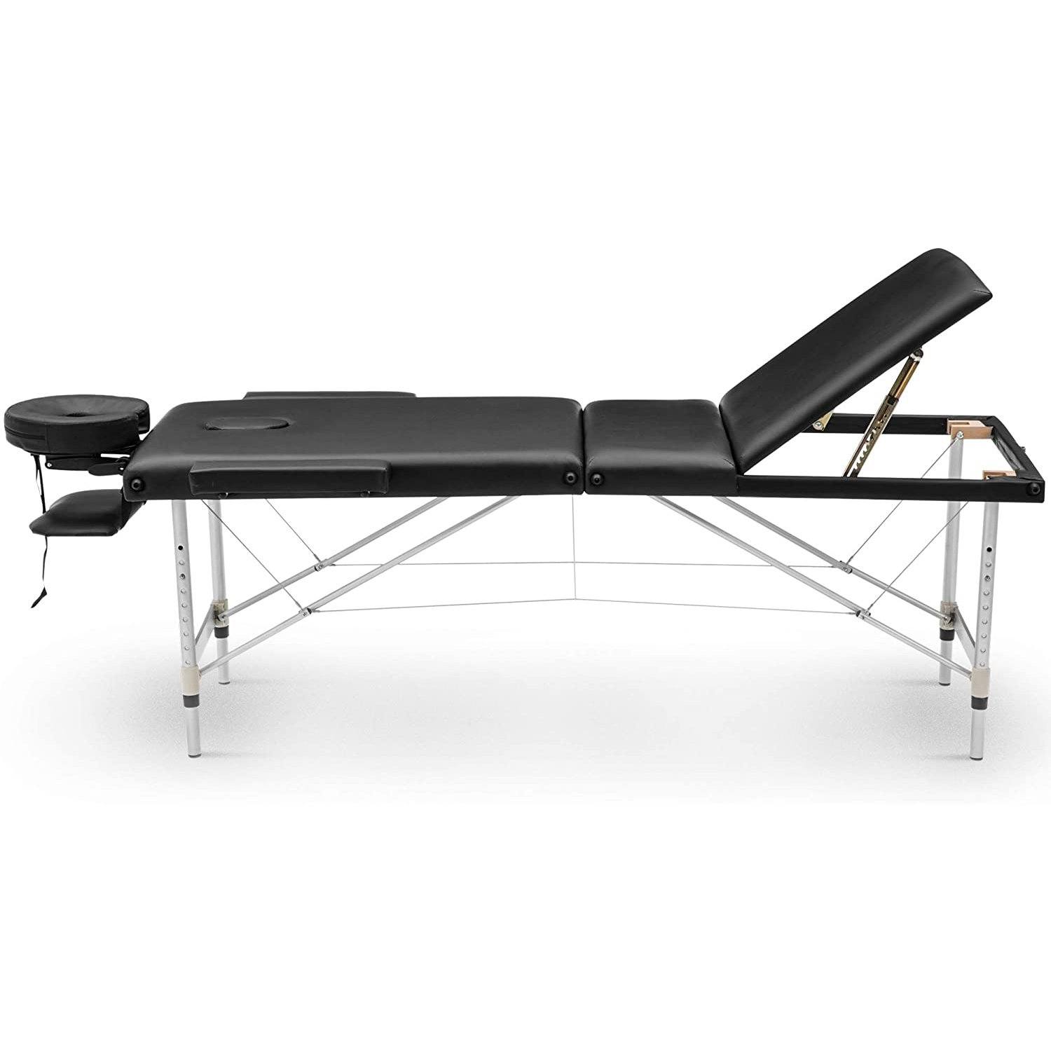 Portable Aluminium Massage Bed | Barber and Stylist Hair Salon Accessories by SSW | SH Salons