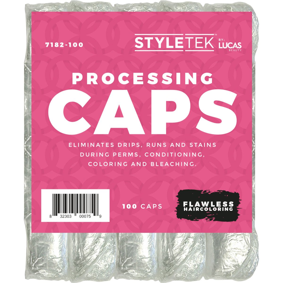 Processing Caps | 100 Caps | 7182-100 | STYLETEK - SH Salons
