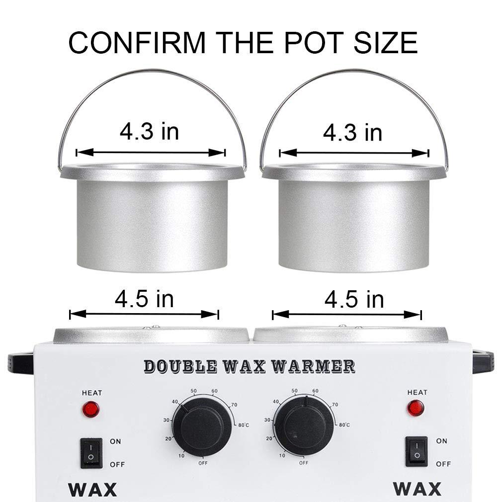 Professional Double Pot Adjustable Wax Warmer | NUDE U - SH Salons