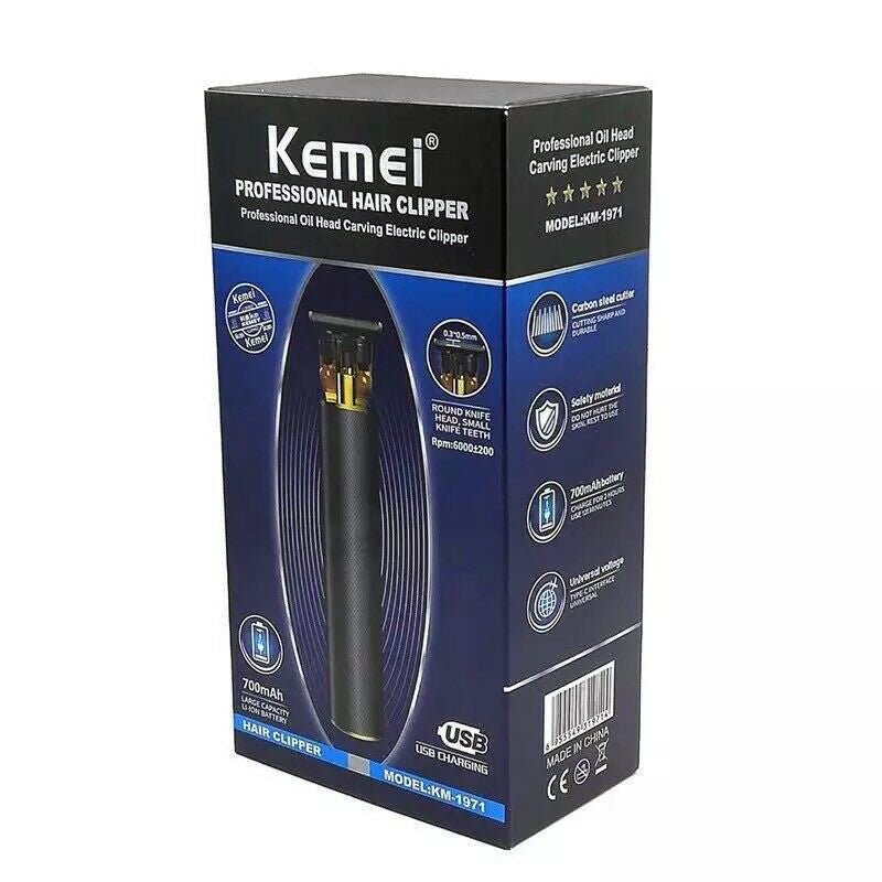 Professional Oil Head Carving Electric Clipper | Portable Cordless Trimmer | KEMEI - SH Salons