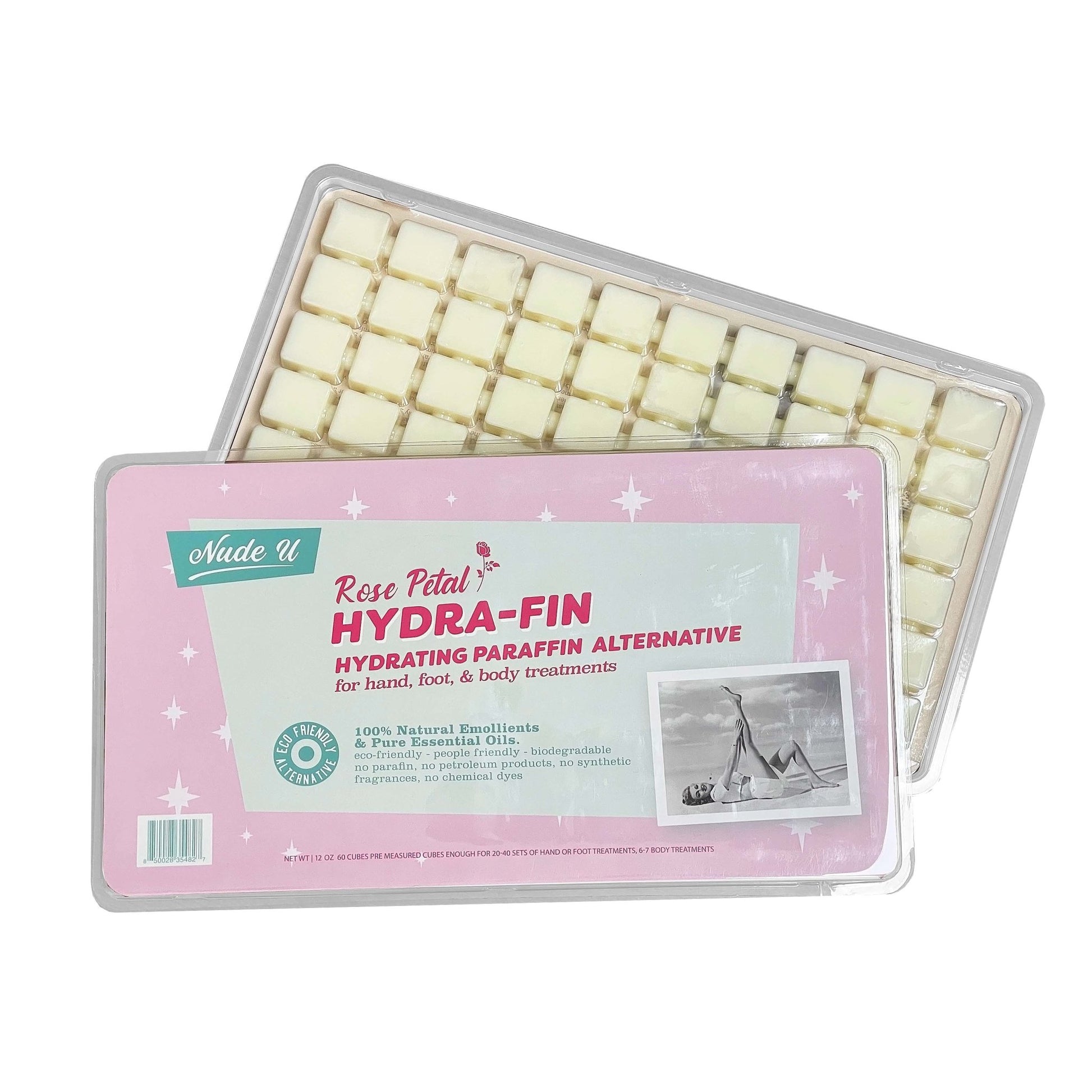 Rose Petal Hydra-Fin | Hydrating Paraffin Alternative | For Hand, Food & Body | NUDE U - SH Salons