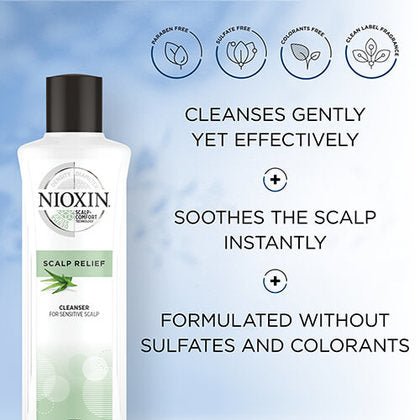Scalp Relief Cleanser Shampoo | Sensitive, Dry and Itchy Scalp | NIOXIN - SH Salons