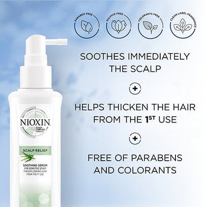 Scalp Relief Soothing Serum | Sensitive, Dry and Itchy Scalp | NIOXIN - SH Salons