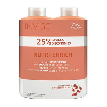 Shampoo and Conditioner Liter Duos | Nutri-Enrich Deep Nourishing | INVIGO - SH Salons