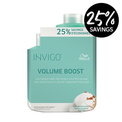 Shampoo and Mask Liter Duos | Volume Boost | INVIGO | WELLA - SH Salons