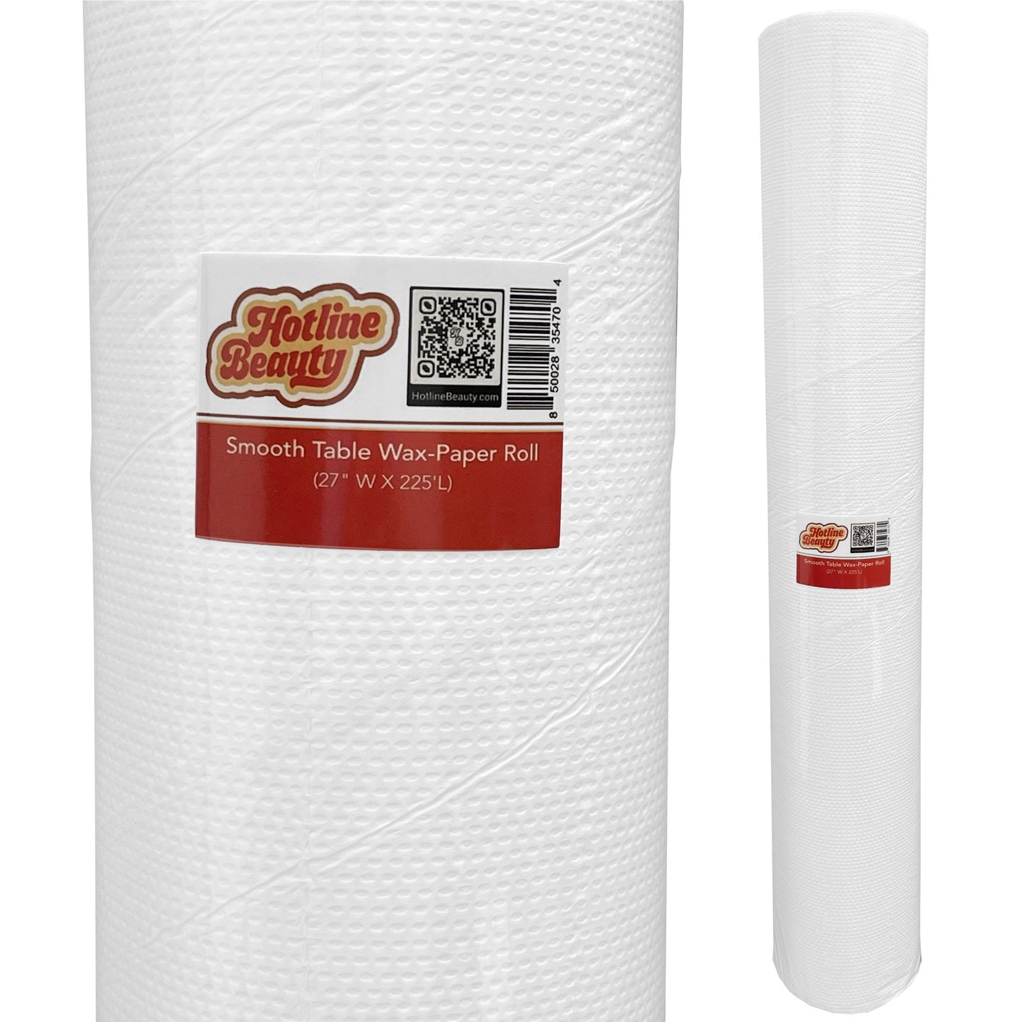 Smooth Table Wax-Paper Roll | 27" W X 225'L | HOTLINE BEAUTY - SH Salons
