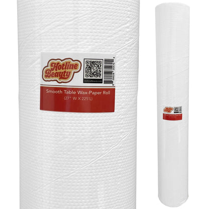 Smooth Table Wax-Paper Roll | 27" W X 225'L | HOTLINE BEAUTY - SH Salons