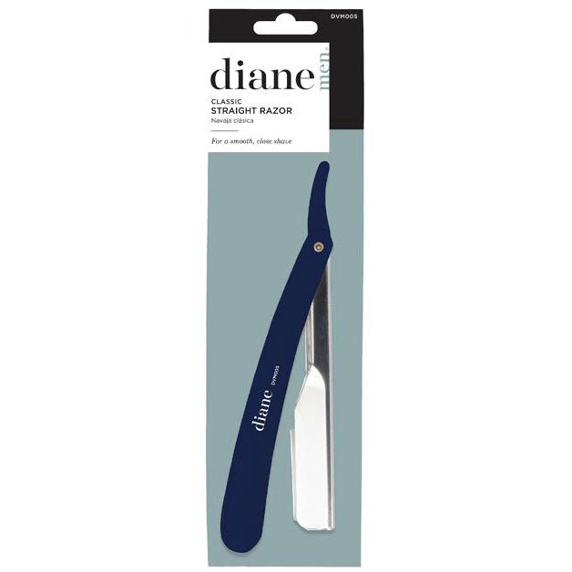 Straight Razor Blue Plastic Handle | DVM005 | DIANE - SH Salons