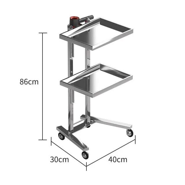 SW30 - Silver | Salon Folding Tray | Barber and Stylist Hair Salon Accessories by SSW | SH Salons