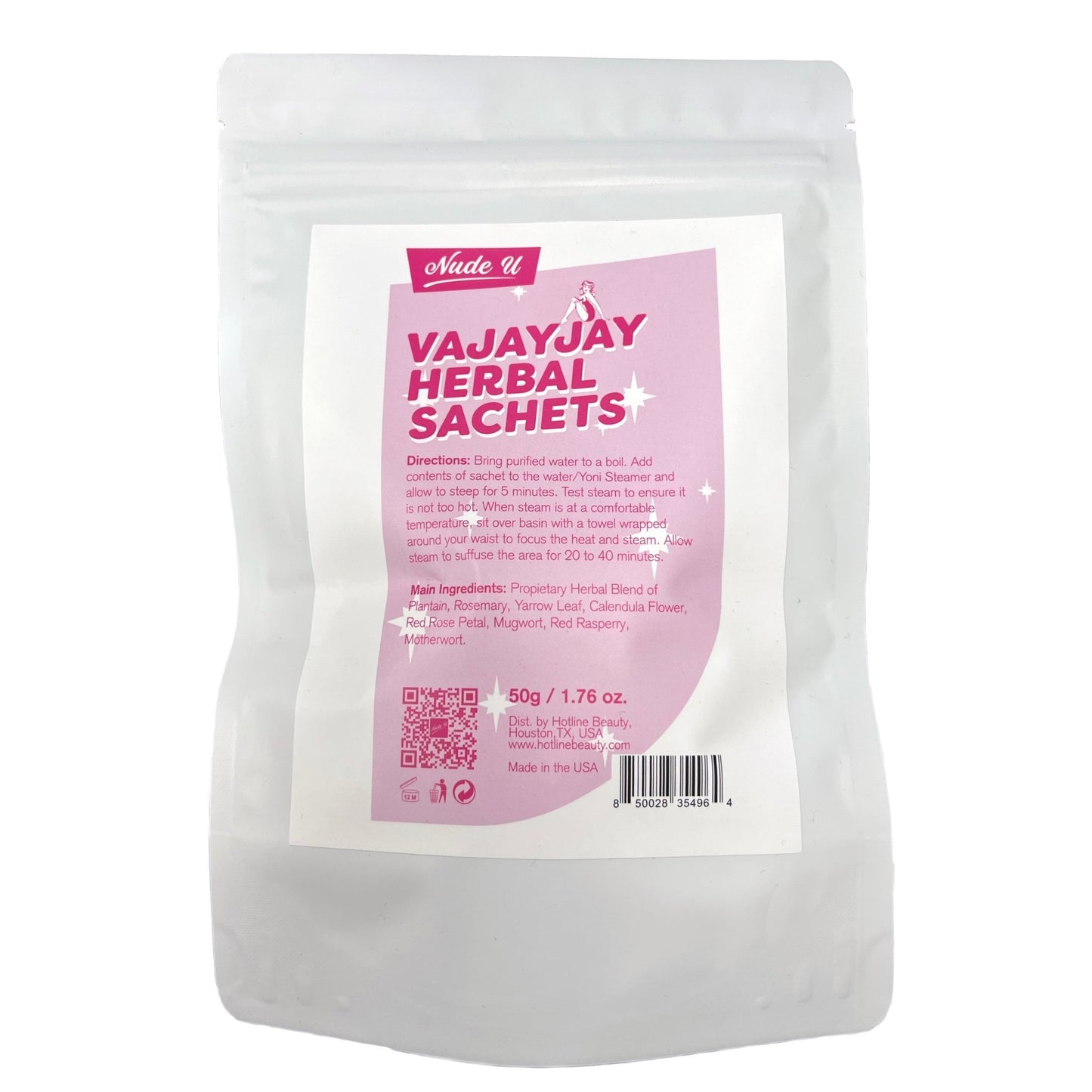 Vajayjay Herbal Sachets | 50g / 1.76 oz | NUDE U - SH Salons