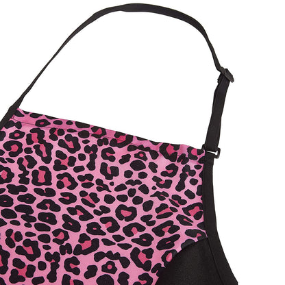 Water Resistant Slimming Apron | Hot Pink Cheetah | CRICKET - SH Salons